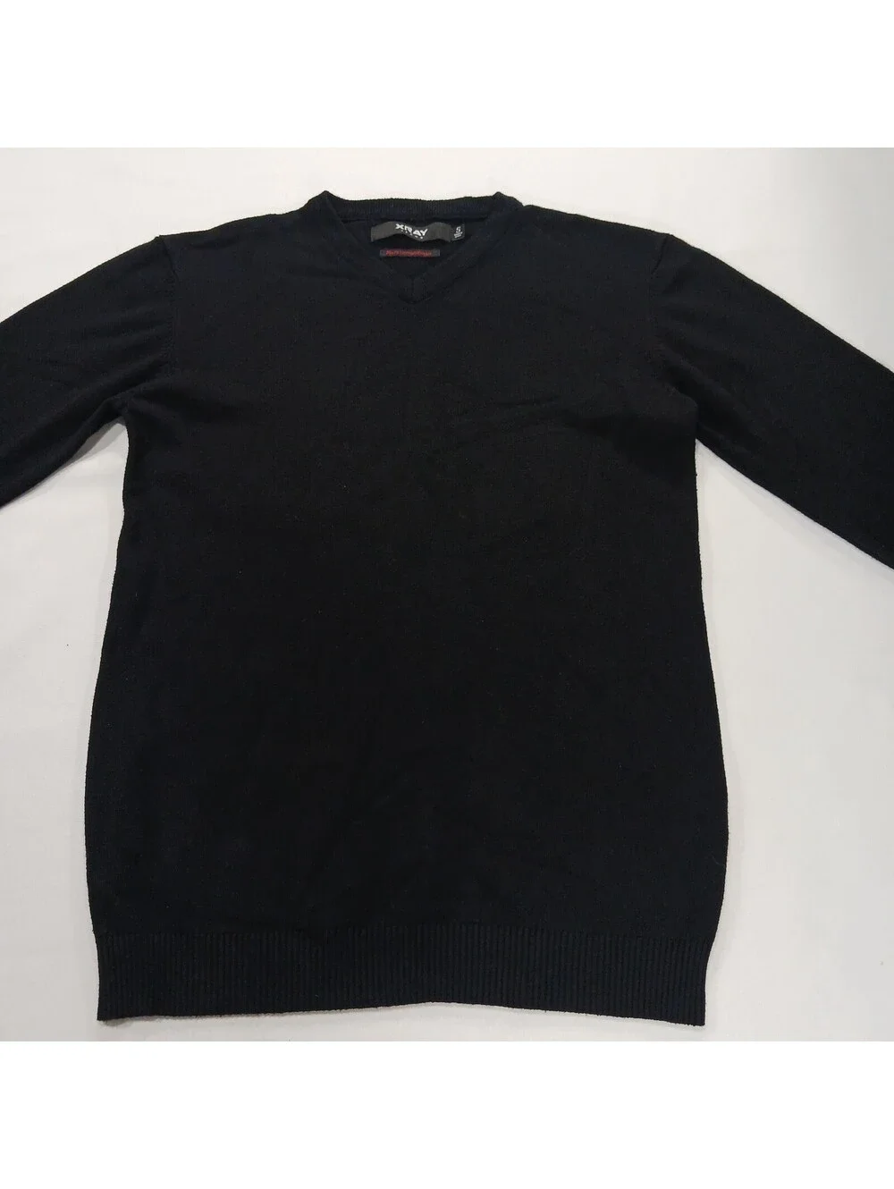 XRAY Jeans Slim Fit Premium Comfort Men's Black Pullover Sweater Size S Chest 37